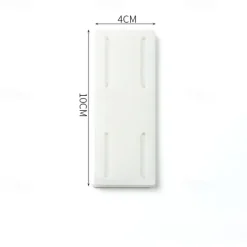 6pcs Wall-Mounted Holder Punch-Free Plug Fixer Self-Adhesive Socket Fixer Seamless Power Strip Holder Home Cable Wire Organizer Racks