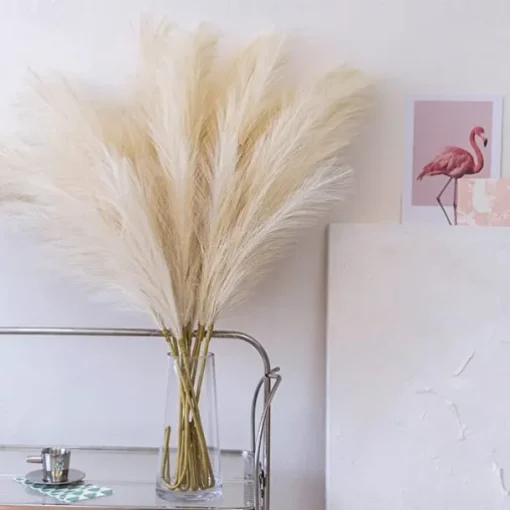 5pcs Wedding Mini Pampas Reed Grass INS Wind Simulated Flower Factory Home Decoration Wholesale Artificial Flowers