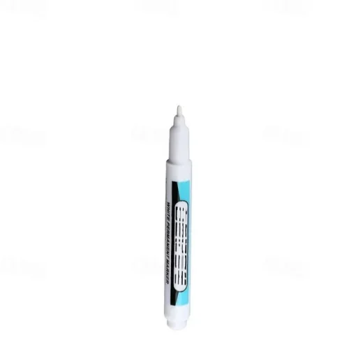 1/2Pcs White Permanent Paint Pen Set For Wood Rock Plastic Leather Glass Stone Metal Canvas Ceramic Deep Hole Marker 0.7mm
