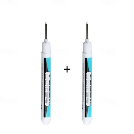 1/2Pcs White Permanent Paint Pen Set For Wood Rock Plastic Leather Glass Stone Metal Canvas Ceramic Deep Hole Marker 0.7mm