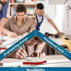1pcs Woodworkers Edge Rule Woodworking Rule Woodworking Edge Rule Woodworking Angle Rule Woodworking Design Rule