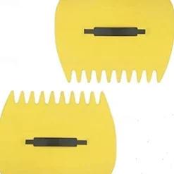 2pcs Yellow Large Garden And Yard Leaf Scoops, Plastic Scoop Grass, Hand Leaf Rakes, Leaf Collector For Garden Rubbish Great Tool