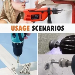 10pcs25mm/Set Magnetic Positioning Screwdriver Bits Head Woodworking Screw Hex Shank Positioning Bit batch Head