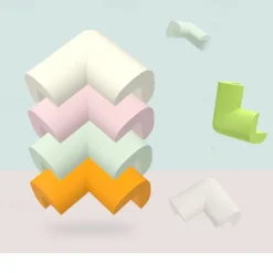 10pcs/pack Non-sticking Anti-collision Corner Protecter Children's Table Bed Corner Protection Baby Proofing Edge and Corner Guards Foam