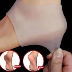2Pcs/pair Feet Care Socks Silicone Moisturizing Gel Heel Socks Foot Skin Care Protectors Anti cracking Heel Protector Pain Relief