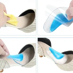 2Pcs/pair Professional Arch Orthotic Support Insole Foot Plate Flatfoot Corrector Shoe Cushion Foot Care Insert Insoles Silicone Gel