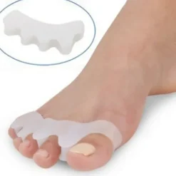 2Pcs/pair Silicone Finger Toe Protector Toe Separators Stretchers Straightener Bunion Protector Pain Relief Foot Care
