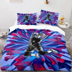 3Pcs/2Pcs Basketball Print Duvet Cover Set Bedding Sets Comforter Cover with Soft Lightweight Microfiber