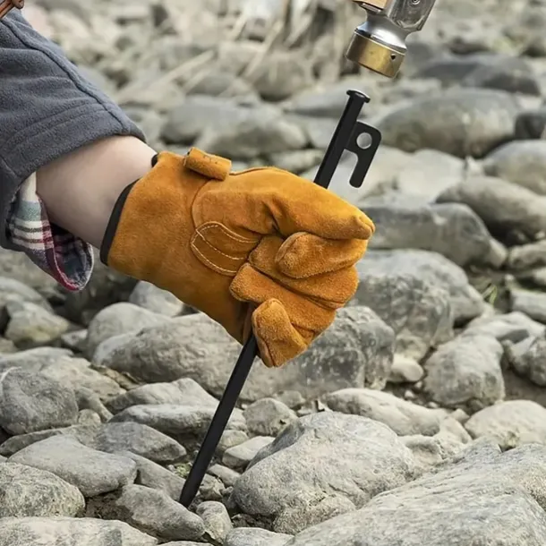 4pcs/6pcs Solid Bold Extended Outdoor Camping Nail Awning Tent Camping with Steel Nail Beach Camp Nail