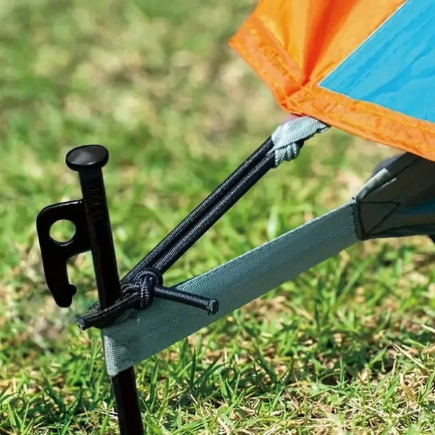 4pcs/6pcs Solid Bold Extended Outdoor Camping Nail Awning Tent Camping with Steel Nail Beach Camp Nail