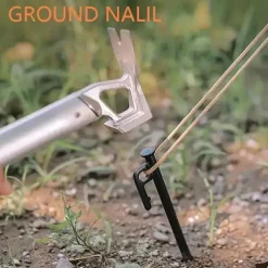 4pcs/6pcs Solid Bold Extended Outdoor Camping Nail Awning Tent Camping with Steel Nail Beach Camp Nail