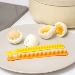 2Pcs/set Fancy Cut Eggs Cooked Eggs Cutter Home Boiled Eggs Creative Cooking Tools Bento Mold Kitchen Gadgets Accessories Cocina