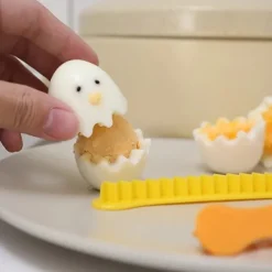 2Pcs/set Fancy Cut Eggs Cooked Eggs Cutter Home Boiled Eggs Creative Cooking Tools Bento Mold Kitchen Gadgets Accessories Cocina