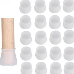 20pcs/Set Furniture Leg Protection Cover Table Feet Pad Floor Protector For Chair Floor Protection Anti-slip Table Leg