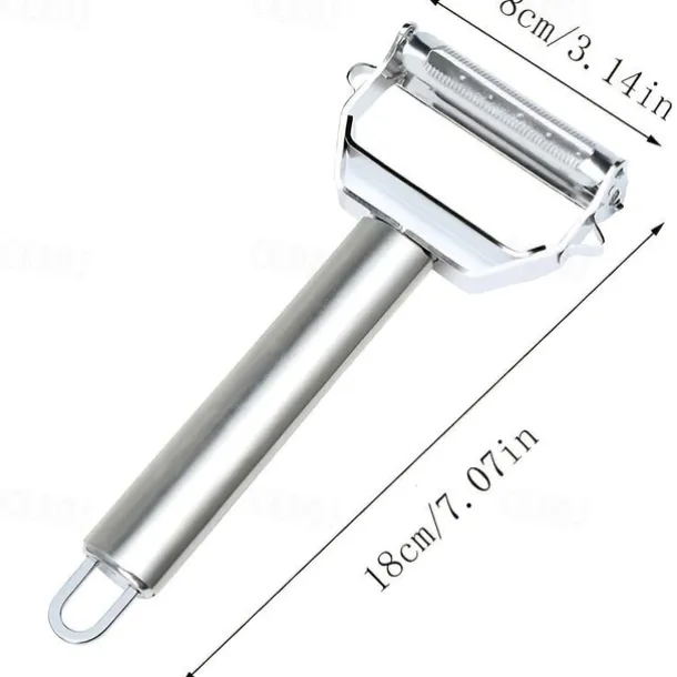 Peeler Stainless Steel Double Layer Multifunction Vegetables and Fruit Grater Home Kitchen Tool