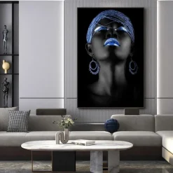 People Modern Art Prints Wall Art Abstract Painting Black Gold Canvas Prints Rolled Canvas Prints No Frame Unframed Unstretched