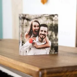 Personalized Graduation Photo Block Acrylic Custom Glass Photo Block Acrylic Block Photo Crystal Wedding Gift Birthday Father's Day Weddings