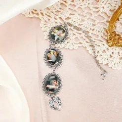 Personalized Graduation Tassel Photo Charm, Custom Memorial Best Graduation Gift,Charm with Angel Wings Unique Keepsake for Friends or Yourself, Perfect for Graduation, Birthday, Christmas