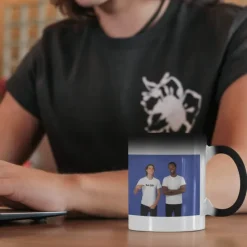 Personalized Magic Mug Custom Wedding Gift for Coupleized Photo Wedding Gift Mug Heat Reveal Sensitive Mug Color Changing Ceramic Mug Xmas Cup Coffee Mug with Image Logo Text Gifts