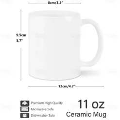 Personalized Photo Coffee Mug -Custom Wedding Gift for Couple Wedding Gift Mug with Pictures Christmas Gift Mug 330ml 11oz Ceramic Mug for Family Friends Couple Dad Mom