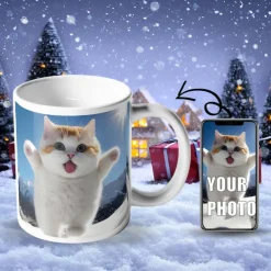 Personalized Photo Gift Mug Custom Wedding Gift for Couple Wedding Gift Coffee Mugs Cup Custom Ceramic Mug Customizable Mug 11oz