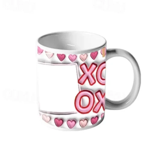 Personalized Photo Mug Gift XOXO Wedding Gift Mug for Couples 3D Mug11oz Sublimation Design Wedding Husband Boyfriend Girlfriend Wife Personalized Custom Wedding Gift for Couple Photo