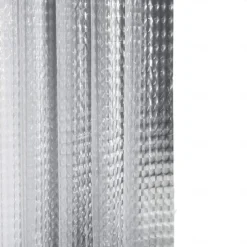 PEVA 8G Shower Curtain Liner, 72x72 Inch 3D Clear Blue Bubble Heavy Duty Waterproof Shower Curtain Liner Thick Plastic Shower Curtains Bathroom Shower Liner, 12 Hooks