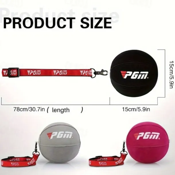 PGM Golf Swing Practice Smart Ball, Golf Swing Trainer Training Aid Portable Swing Arm Corrector, Posture Auxiliary Correction, Training Aids, Golf Accessories