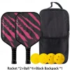 Pickleball Paddle Carbon Fiber Material Pickleball Sports Set