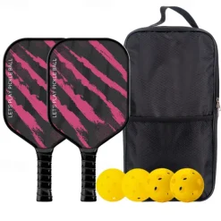 Pickleball Paddle Carbon Fiber Material Pickleball Sports Set