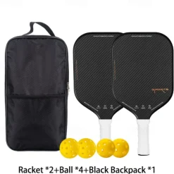Pickleball Paddle Carbon Fiber Material Pickleball Sports Set