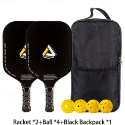 Pickleball Paddle Carbon Fiber Material Pickleball Sports Set