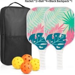 Pickleball Paddle Glass Fiber Material Pickleball Sports Set