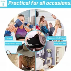 3-Piece Compression Packing Cubes Set for Travel Luggage Storage and Organizer, Large Capacity Expanding Storage Bags for Outdoor Travel & Home Use