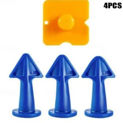 4-piece set of beautiful seam sharp mouth plastic mouth plastic scraper plastic sharp mouth and shovel rubber scraper