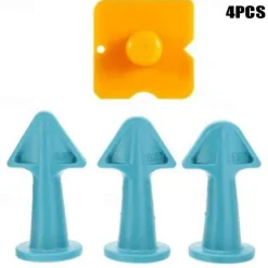 4-piece set of beautiful seam sharp mouth plastic mouth plastic scraper plastic sharp mouth and shovel rubber scraper