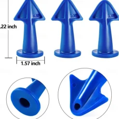 4-piece set of beautiful seam sharp mouth plastic mouth plastic scraper plastic sharp mouth and shovel rubber scraper