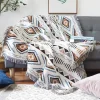 Plaid Blankets Knitted Sofa Cover Full Blanket Striped Room Bedside Blanket for Home Rugs Camping Picnic Blanket Boho Decorative