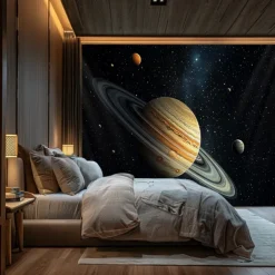 Planet Universe Hanging Tapestry Wall Art Large Tapestry Mural Decor Photograph Backdrop Blanket Curtain Home Bedroom Living Room Decoration