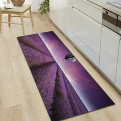 Plant Floral Area Rug Kitchen Mat Non-Slip Oil Proof Floor Mat Livingroom Rug Indoor Outdoor Mat Bedroom Decor Bathroom Mat Entrance Rug Door Mat