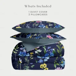 Plant Flowers Duvet Cover Bed Set 2-piece Set 3-piece Set Lightweight Soft Short Plush Thickened Felt Square Bed Set