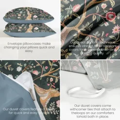 Plants Trees Fowers Floral Duvet Cover Set 2-piece Set 3-piece Set Lightweight Soft Short Plush Set Thickened Felt Square Bed