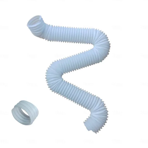 Plastic Downspout Extension - Durable and Flexible Rainwater Drainage Solution with Round Connector for Seamless Piping System Extension, 1pc/2pcs Piece for Home and Garden Use