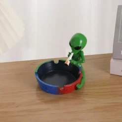 Pocket Ashtray Outdoor Tabletop Ashtrays Alien Ashtray home sitting room decoration desktop ashtray