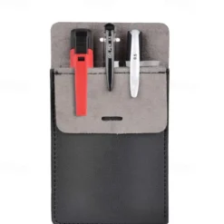 Pocket Protector, Back to School Premium PU Leather Men Women Pen Holder Pouch Pocket Organizer For Shirts, Lab Coats, Pants; Multi-Purpose-Holds Pens, Pointers, Pencils, Ruler, Tools