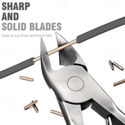 Podiatrist Toenail Clippers, Professional Thick & Ingrown Toe Nail Clippers For Men & Seniors, Pedicure Clippers Toenail Cutters, Super Sharp Curved Blade Grooming Tool