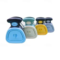 Pooper Scooper, Expandable Pet Poop Picker, Portable Dog Pooper Scooper for Small and Large Dogs, Waste Bag Storage Compartment