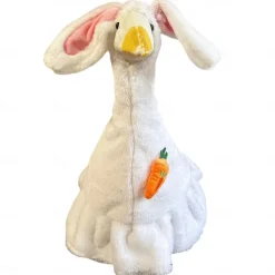 Porch Animal Outfits Easter Rabbit Ear Porch Animal Outfit Spring Holiday Scene Decoration Sculpture Costume for Housewarming Celebration