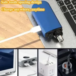 Portable & Painless Nose Hair Trimmer - Versatile, Stylish, Rechargeable, Precision Grooming for Nose, Ears, and Eyebrows - High-Torque Motor, Ergonomic Design, Compact, Travel-Friendly