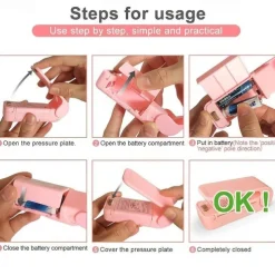 Portable Bag Heat Sealer, Plastic Package Storage Bag Snack Sealer Clip Mini Sealing Machine Handy Sticker Seal For Food Snack Gadgets